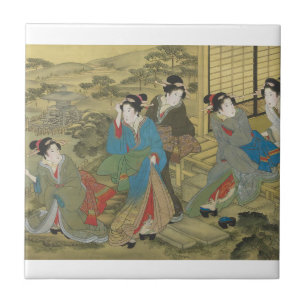 Keramik Traditionelle japanische Fliesen