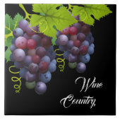 Keramik Trauben Fliese (Vorderseite)