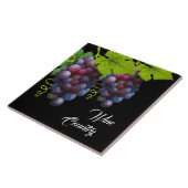 Keramik Trauben Fliese (Seite)