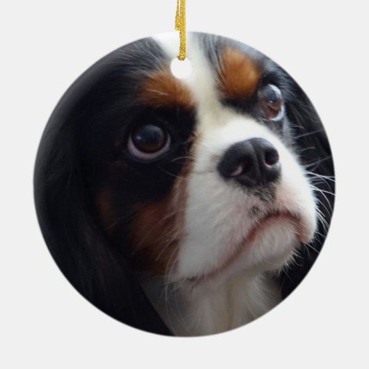 Keramik Tri-Colour Cavalier Ornament (Hinten)