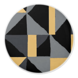 Keramik-Türknopf – Geometrische Dekoration Keramikknauf