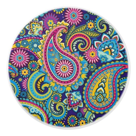 Keramik-Türknopf - Modernes Muster Keramikknauf (Vorderseite)