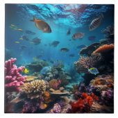 Keramik unter Wasser Fliese (Vorderseite)