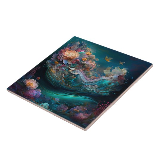 Keramik unter Wasser Fliese (Seite)