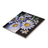 Keramik-Untersetzer mit Gänseblümchen-Muster Fliese (Seite)