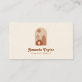 Keramik Vase Moderne Wohngestaltung Innendesign Visitenkarte (Vorderseite)