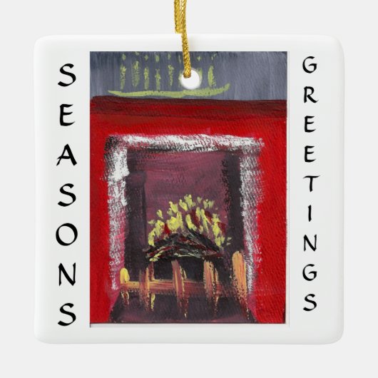 Keramik-Verzierungen Keramikornament (Vorderseite)