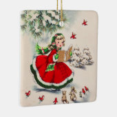 Keramik Vintage Keramikornament (Rechts)