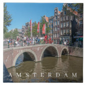 Keramik von Amsterdam Fliese (Vorderseite)