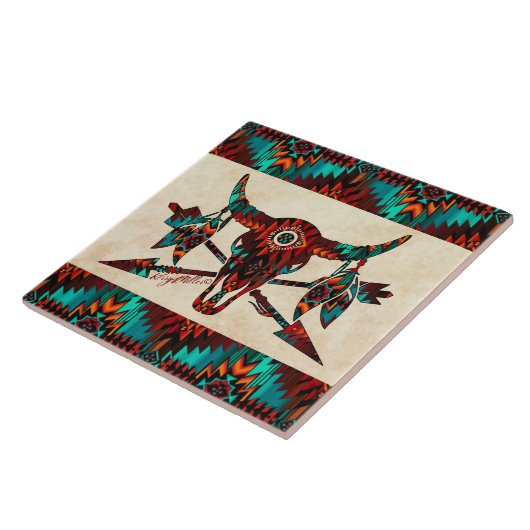 Keramik von Buffalo Fliese (Seite)