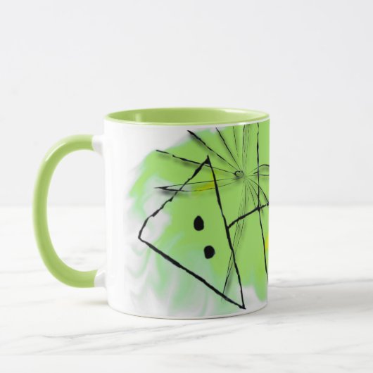 Keramik von Fischen Tasse (Links)