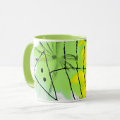 Keramik von Fischen Tasse (Vorderseite Links)