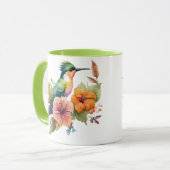 Keramik von Hummingvögeln Tasse (Vorderseite Links)