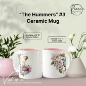 Keramik von Hummingvögeln Tasse