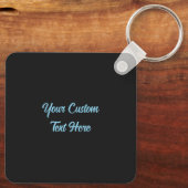 Keramik von Imitaten für benutzerdefinierte Textfl Schlüsselanhänger (Rückseite)