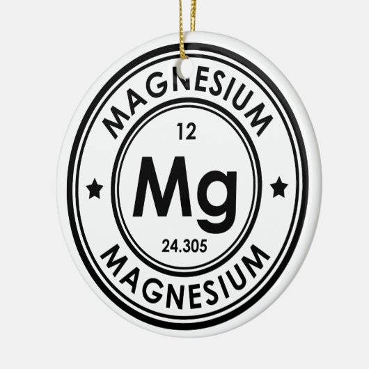 Keramik von Magnesiumelementen Ornament (Links)