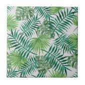 Keramik von Palmfronten, klein (4,25" x 4,25") Fliese (Vorderseite)