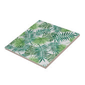 Keramik von Palmfronten, klein (4,25" x 4,25") Fliese (Seite)