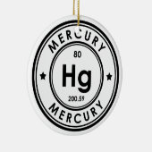 Keramik von Quecksilberelementen Keramik Ornament (Rechts)