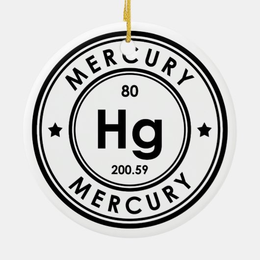 Keramik von Quecksilberelementen Keramik Ornament (Hinten)