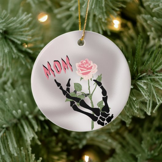 Keramik von Skull-Hand Ornament (Baum)