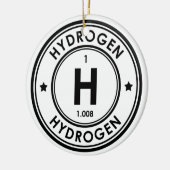 Keramik von Wasserstoffelementen Ornament (Links)