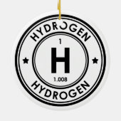 Keramik von Wasserstoffelementen Ornament (Hinten)