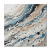 Keramik von Waves and Dots Fliese (Vorderseite)