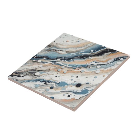 Keramik von Waves and Dots Fliese (Seite)