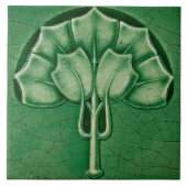 Keramik Wandfliesenkamin Jugendstil Fliese (Vorderseite)