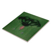 Keramik Wandfliesenkamin Jugendstil Fliese (Seite)