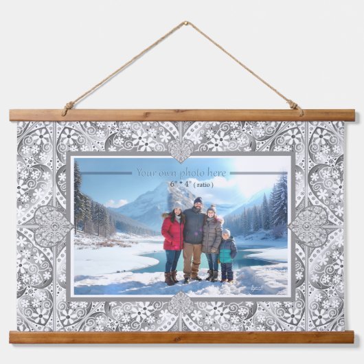 Keramik Wandteppich Mit Holzrahmen (Vorne)