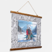 Keramik Wandteppich Mit Holzrahmen (Gewinkelt)