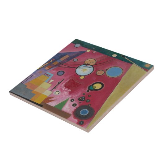 KERAMIK : WASSILY KANDINSKY : HEAVY RED 1924 FLIESE (Seite)