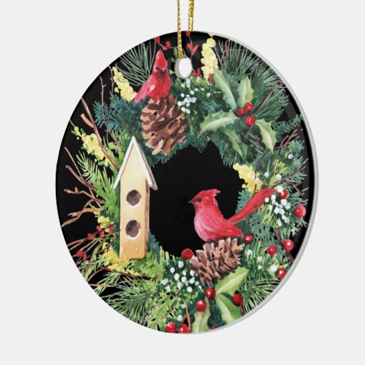 Keramik Watercolor Keramik Ornament (Links)