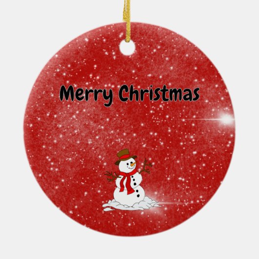 Keramik Weihnachtsschmuck (Hinten)