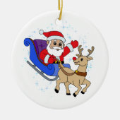 Keramik Weihnachtsschmuck (Vorne)