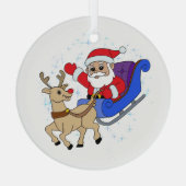 Keramik Weihnachtsschmuck (Rückseite)