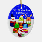 Keramik-Weihnachtsverzierung Keramik Ornament (Rechts)