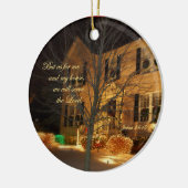 Keramik-Weihnachtsverzierung Keramikornament (Links)