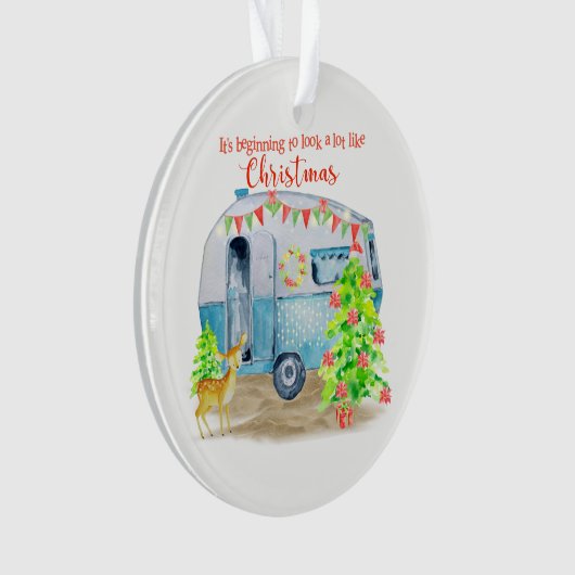 Keramik-Weihnachtsverzierung Ornament (Vorderseite)