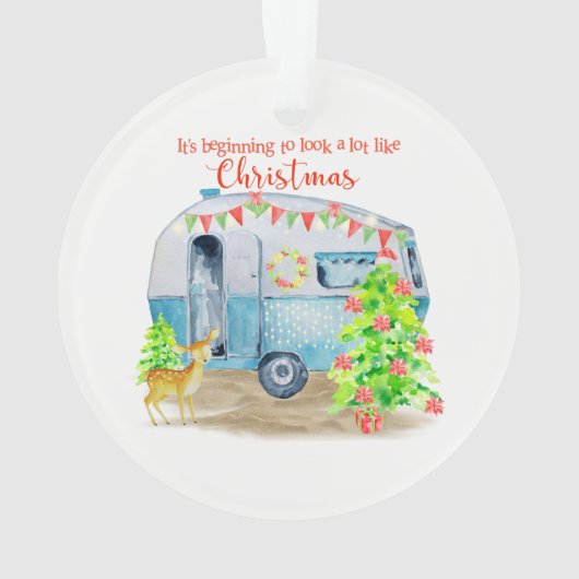 Keramik-Weihnachtsverzierung Ornament (Rückseite)