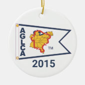 Keramik White Burgee (2015) Keramik Ornament (Vorne)