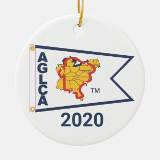 Keramik White Burgee (2020) Keramik Ornament