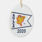 Keramik White Burgee (2020) Ornament (Rechts)