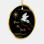 Keramik White Dove Keramik Ornament (Rechts)