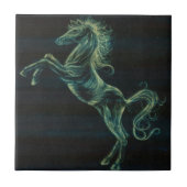 Keramik "Wildes Pferd" Fliese (Vorderseite)