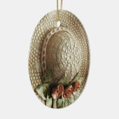Keramik Woven Hat Weihnachtsschmuck (Links)