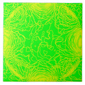 Keramik Yellow Yarn Fliese (Vorderseite)