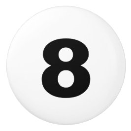 Keramik-Zahl-Griff Keramikknauf